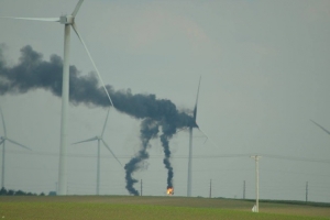 These photos are property of RT66& 17 Fire Photos.  For more photos of the turbine fire, search Rt66 & 17 Illinois FireGround on Facebook