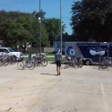Special ceremony attended by 50 cyclists Saturday