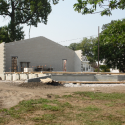 Band shell nearing completion