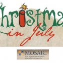 Mosaic celebrating Christmas in July