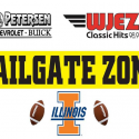 Head over to Petersen Motors for WJEZ’s Illini Tailgate Saturday